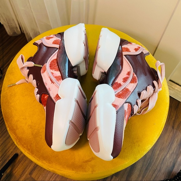 Kate Spade New York Womens Athletic Bulky Cloud Sneaker Multi Pink Size 7.5M - Picture 4 of 10